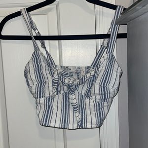 Tie Front Crop Top